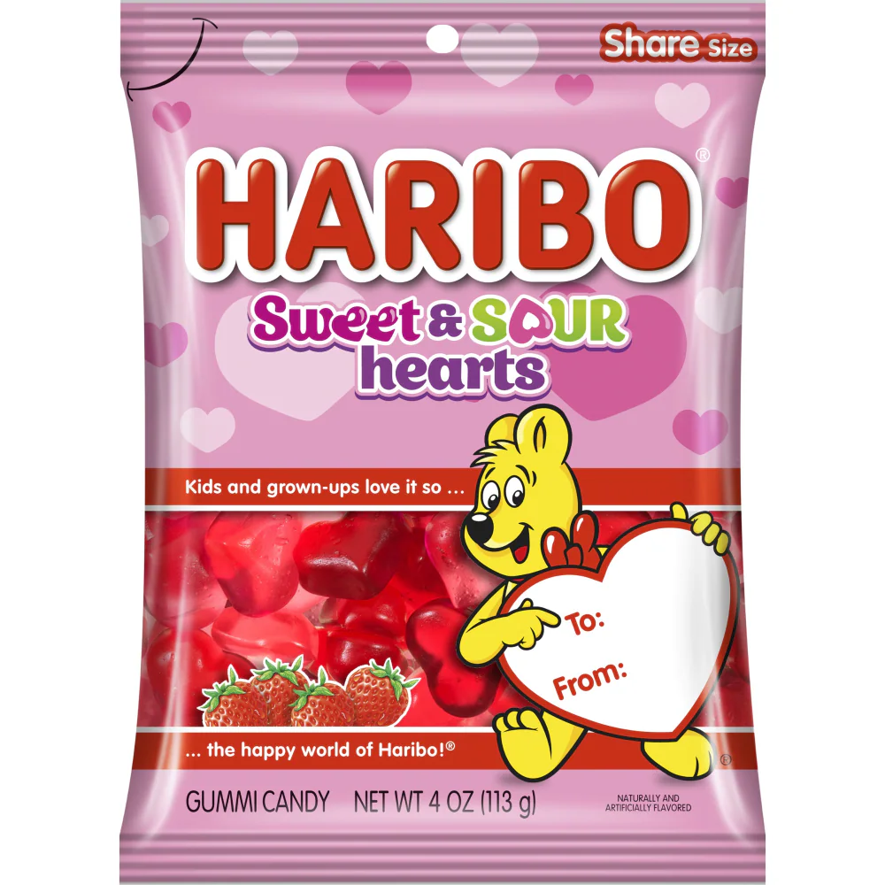 HARIBO SWEET AND SOUR HEARTS