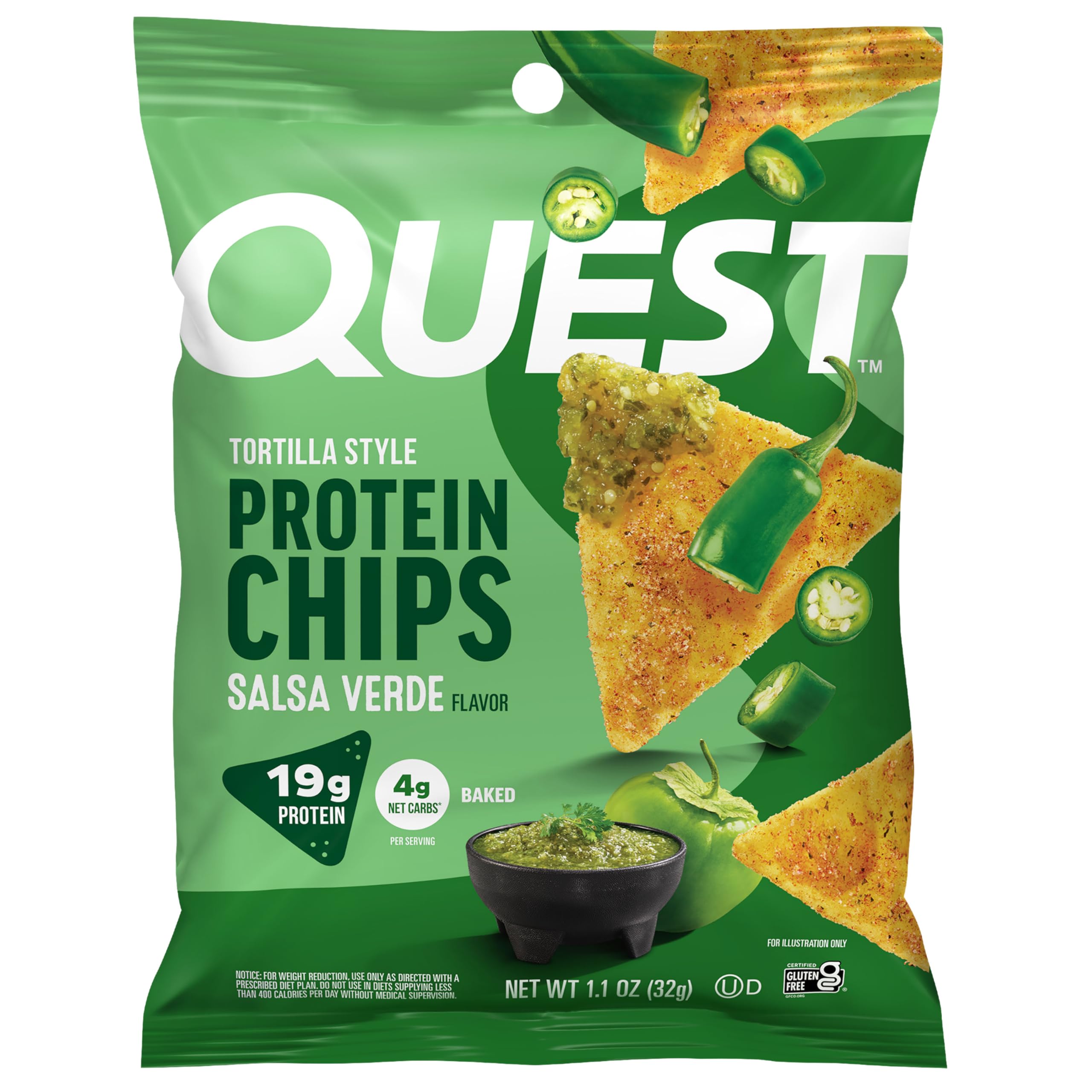 QUEST PROTEIN CHIPS SALSA VERDE